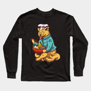 Mister Koki Cat Long Sleeve T-Shirt